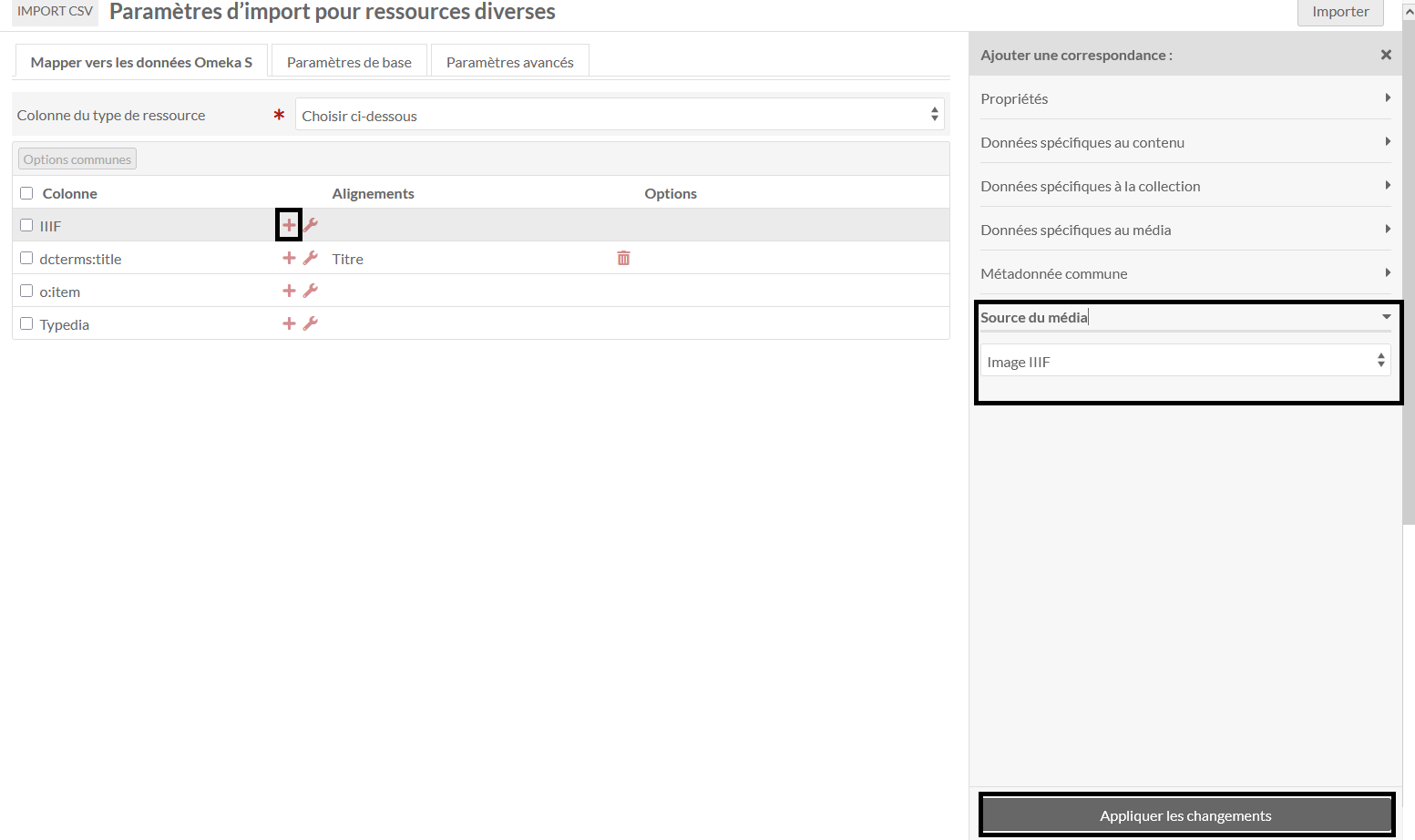Mapping de données image 1